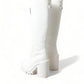 Dolce & Gabbana Elegant White High-Top Trekking Boots