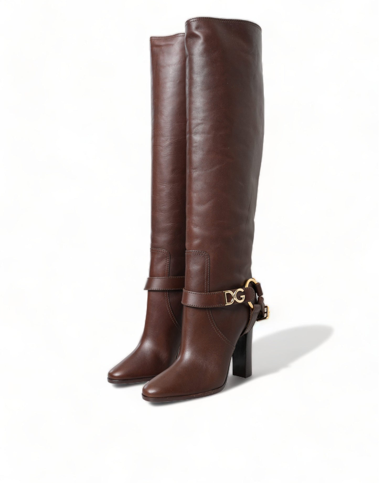 Dolce & Gabbana Elegant Leather High Rider Boots