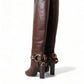 Dolce & Gabbana Elegant Leather High Rider Boots