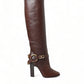 Dolce & Gabbana Elegant Leather High Rider Boots