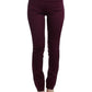 John Galliano Elegant Purple Slim Pants