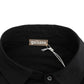 John Galliano Elegant Black Cotton Stretch Shortsleeve Blouse