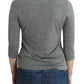 Cavalli Elegant Gray Cashmere-Blend Jumper