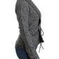 Cavalli Elegant Gray Wool Blend Cardigan