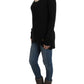 Cavalli Alluring Black Knitted Crew Neck Sweater