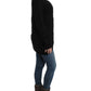 Cavalli Alluring Black Knitted Crew Neck Sweater