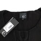 Cavalli Alluring Black Knitted Crew Neck Sweater