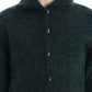 Cavalli Elegant Green Wool-Mohair Blend Cardigan