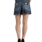 Dolce & Gabbana Chic High Waist Denim Hot Pants Shorts