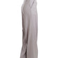 Cavalli Sophisticated High Waisted Gray Pants