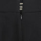 Cavalli Elegant Black Wool Pencil Skirt