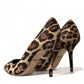 Dolce & Gabbana Exquisite Leopard Print Stiletto Pumps