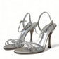 Dolce & Gabbana Elegant Crystal Embellished Heels Sandals