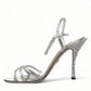 Dolce & Gabbana Elegant Crystal Embellished Heels Sandals