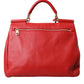 Dolce & Gabbana Elegant Deerskin Medium Shoulder Bag in Red