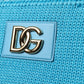 Dolce & Gabbana Elegant Turquoise Gold-Accent Tote Bag