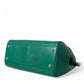 Dolce & Gabbana Elegant Green Leather Miss Sicily Satchel