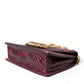 Dolce & Gabbana Bordeaux Exotic Leather Devotion Shoulder Bag