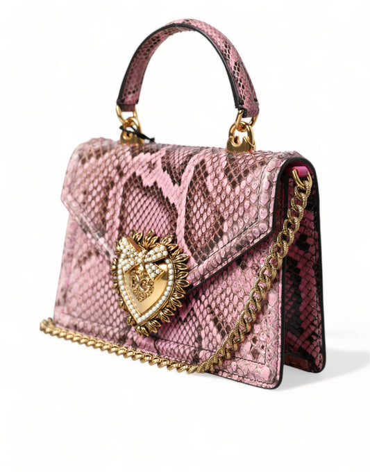 Dolce & Gabbana Exotic Elegance Pink Crossbody Bag