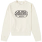 Palm Angels Embroidered Cotton Sweatshirt with Logo Detail