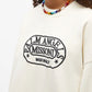 Palm Angels Embroidered Cotton Sweatshirt with Logo Detail