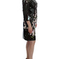 Dolce & Gabbana Elegant Floral Sheath Cocktail Dress