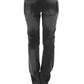 Costume National Chic Gray Straight Leg Denim Delight