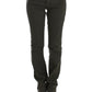 Costume National Chic Green Slim Leg Designer Jeans