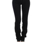 Costume National Elegant Black Straight Leg Jeans