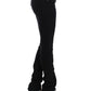 Costume National Elegant Black Straight Leg Jeans