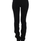 Costume National Elegant Black Straight Leg Jeans