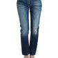 Costume National Chic Distressed Boyfriend Jeans