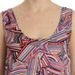 Costume National Chic Multicolor Sleeveless Top