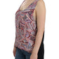 Costume National Chic Multicolor Sleeveless Top