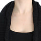 Costume National Chic Sleeveless Knitted Vest Cardigan