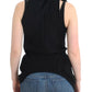 Costume National Chic Sleeveless Knitted Vest Cardigan