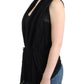 Costume National Chic Sleeveless Knitted Vest Cardigan