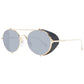 Bally Gold Unisex Sunglasses