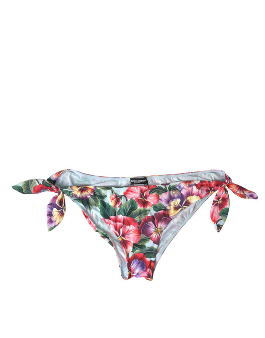 Dolce & Gabbana Elegant Floral Bikini Bottom