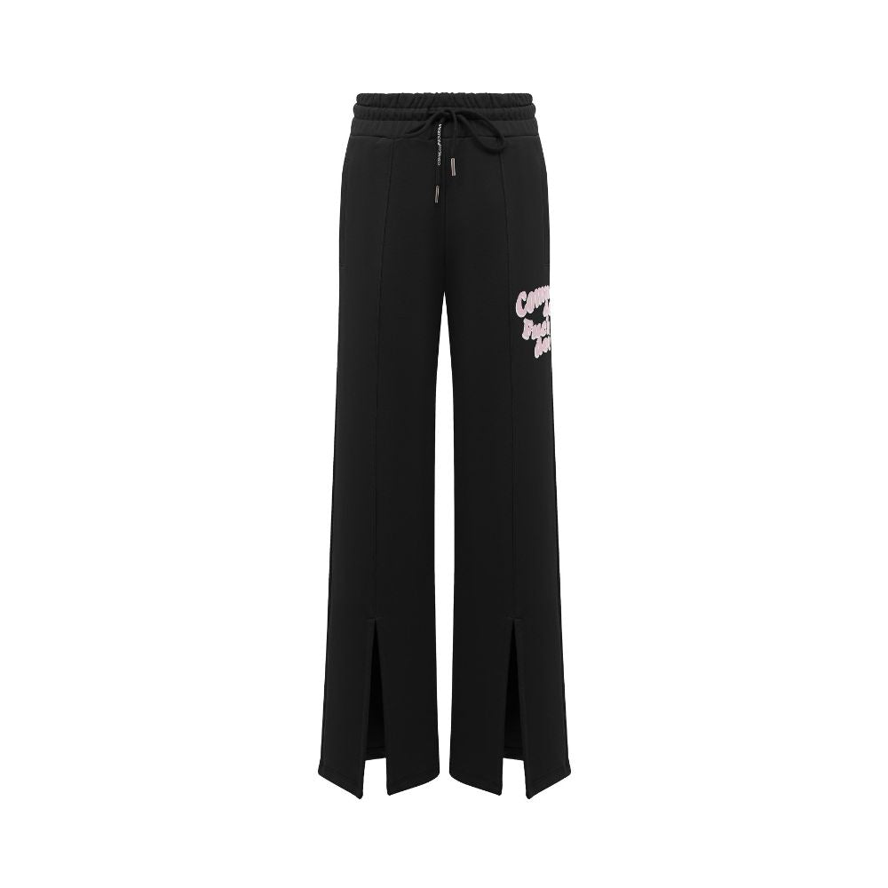 Comme Des Fuckdown Chic Black Cotton Tracksuit Trousers