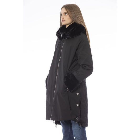 Baldinini Trend "Black Polyester Women Jacket"