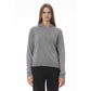 Baldinini Trend Gray Wool Women Sweater