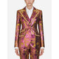 Dolce & Gabbana Floral Jacquard Blazer with Metal Fibre Detail