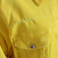 Dolce & Gabbana Exquisite Yellow Denim Button-Down Jacket