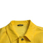 Dolce & Gabbana Exquisite Yellow Denim Button-Down Jacket