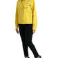 Dolce & Gabbana Chic Yellow Denim Button-Down Jacket