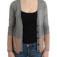 Costume National Elegant Gray Acrylic & Wool Cardigan