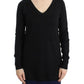 Costume National Elegant V-Neck Lightweight Sweater