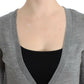 Costume National Chic Gray Lightweight Cardigan