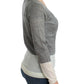 Costume National Chic Gray Lightweight Cardigan